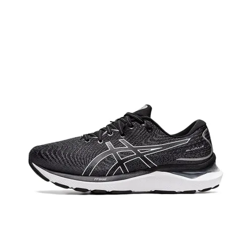Asics Gel CUMULUS 24 Low Топ Беговые кроссовки Женские Черный Белый