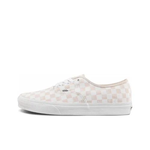 Vans Authentic Series Low Топ Скейтборд Кроссовки Унисекс Коричневый Белый
