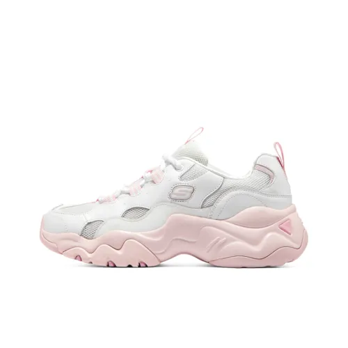 Skechers D'LITES 3,0 3,0 D'Lites 'Peachy Delight' Низкий Топ Casual Женский Белый Розовый