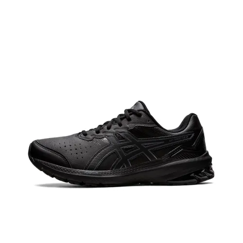 Asics GT 1000 Кожа 2 Низкий Топ Беговые Кроссовки Мужские Экстрим Найт Черный