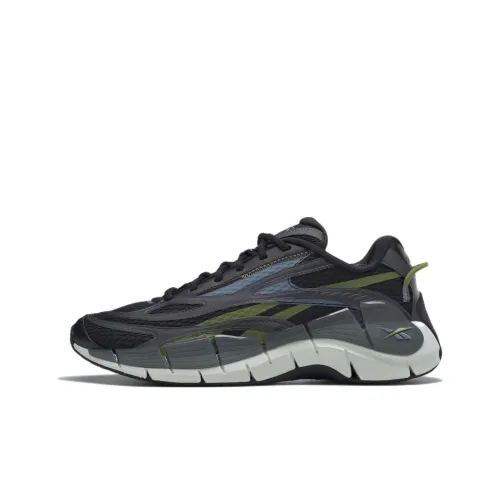 Reebok Zig Kinetica 2,5 Low Топ Беговые кроссовки Унисекс Угольно-черный