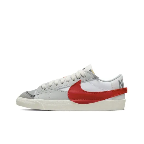 Nike Blazer Low '77 Low Топ Скейтборд Кроссовки Мужские Белый Красный