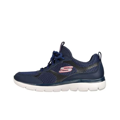 Skechers Summits Collection Низкий Топ Повседневная Обувь Женская Синяя