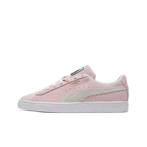 PUMA Suede Series Classic XXI Low Скейтборд Кроссовки Унисекс Розовые Белые