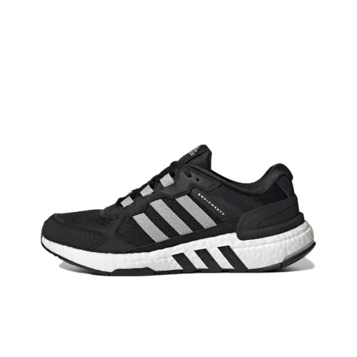 Adidas Equipment+ Slip Resistant Abrasion Resistant Дышащий Низкий Топ Повседневные Беговые кроссовки Унисекс Черный Белый