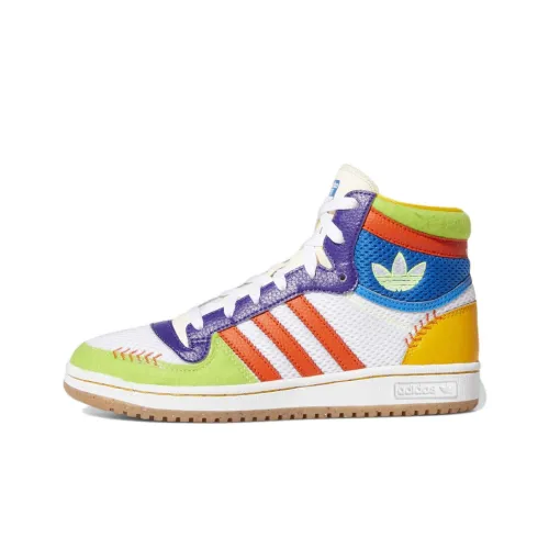 Adidas Originals TOP TEN RB Slip-resistant Abrasion-resistant High Top Skateboard Shoes Women's Multicolor Adidas Originals TOP TEN RB Противоскользящие устойчивые к истиранию высокие кеды для скейтбординга женские многоцветные