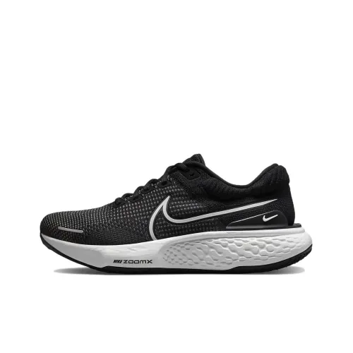 Nike Invincible Run 2 Устойчивый к истиранию Дышащий Поддерживающий Низкий Верх Повседневные Тренировочные Беговые кроссовки Мужские Черные