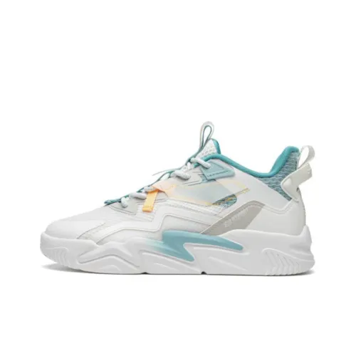 XTEP Undercurrent 1,0 Low Топ Скейтборд Кроссовки Мужские Белый Синий