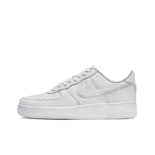Nike Air Force 1 Low Топ Скейтборд Кроссовки Унисекс Чисто Белый