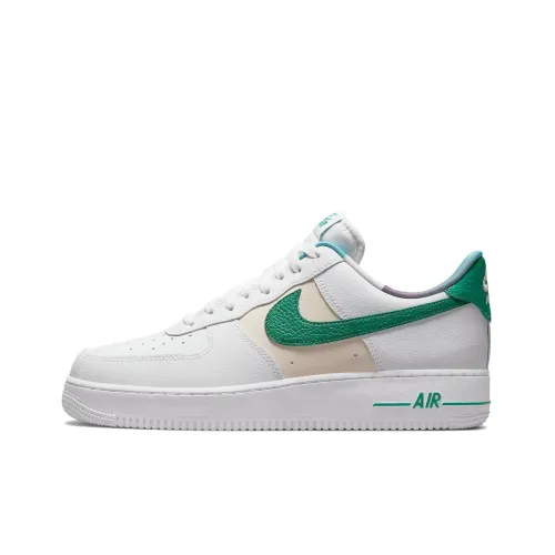 Nike Air FORCE 1 Low Топ Скейтборд Кроссовки Мужские Белые Зеленые