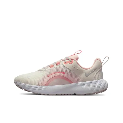 Nike React Escape Run 2 Low Топ Повседневные Беговые Кроссовки Женские Бежево-Розовые