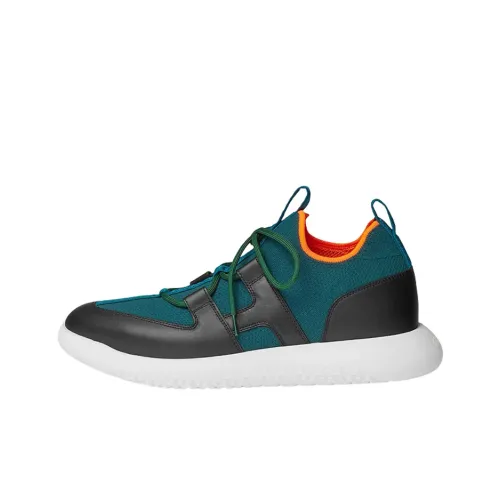 HERMES Duel Устойчивый к истиранию Низкий Топ Повседневная обувь Мужская Синий Черный