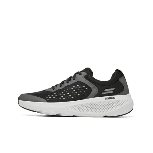 Skechers GO RUN Elevate Low Топ Повседневные Беговые Кроссовки Мужские Черные Серые