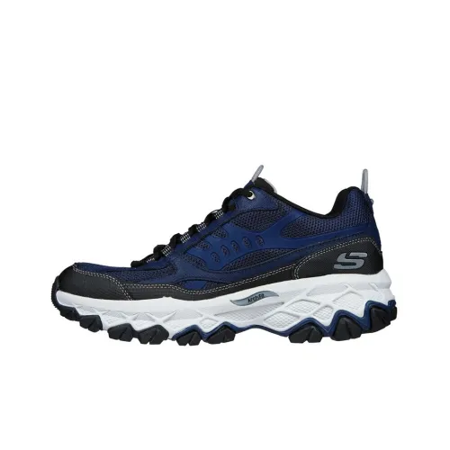 Skechers Arch Fit Series Akhidime Low Топ Повседневная обувь Мужская Черная Синяя