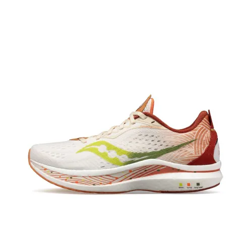 Saucony Endorphin Speed 2 Speed 2 Wuhan Low Топ Беговые кроссовки Унисекс Белый Оранжевый Стандарт M