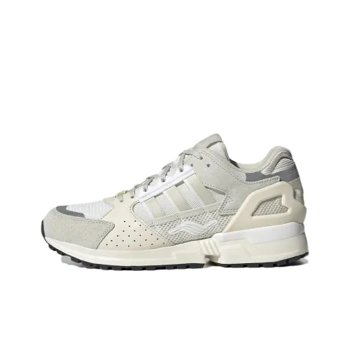 Adidas Originals ZX 10000C Противоскользящие устойчивые к истиранию низкий топ беговые кроссовки мужские светло-серый