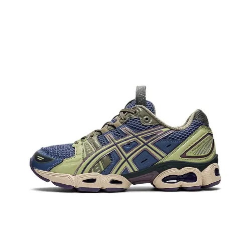 Asics Kiko Kostadinov совместный бренд Co Branded Low Топ Кэжуал Женский Синий Зеленый