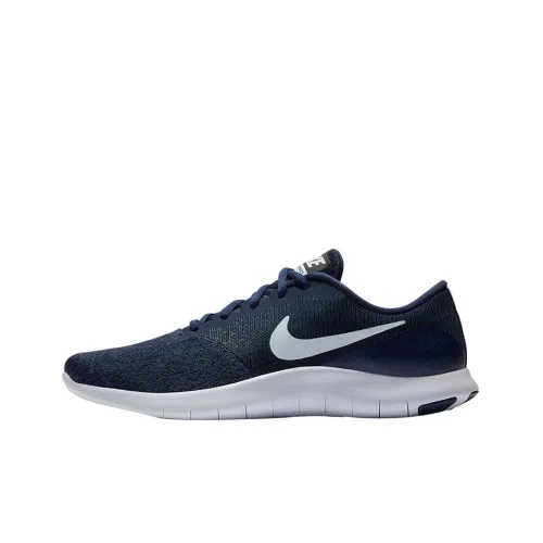 Nike Flex Contact Амортизация Slip-resistant Abrasion-resistant Breathable Lightweight Low-top Marathon Running Shoes