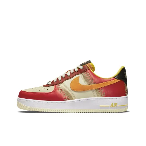 Nike Air FORCE 1 Slip-resistant Abrasion-resistant Lightweight Low-top Skateboarding Shoes Men's Multicolor Найки Эйр ФОРС 1 Устойчивый к скольжению Устойчивый к истиранию Легкий Низкий Топ Скейтбординг Кроссовки Мужские Многоцветные