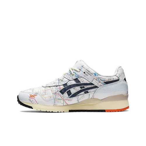 Asics Gel Lyte 3 OG Low Топ Беговые кроссовки Мужские Белый Синий Винтаж