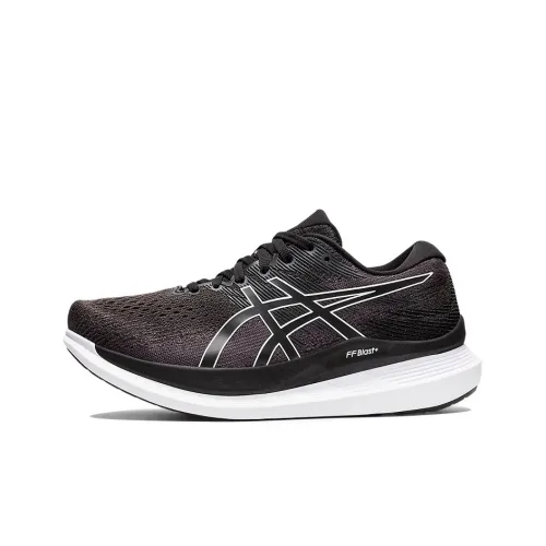 Asics Glideride 3 Low Топ Беговые кроссовки Женские Графитовый Черный