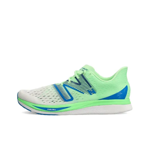 New Balance NB FuelCell Low Топ Марафон Беговые кроссовки Мужской Синий Зеленый