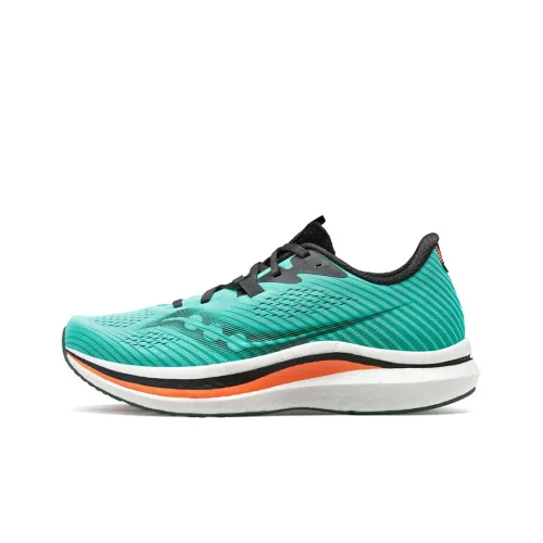 Saucony Endorphin Pro 2 Pro Endorphin 2 Дышащие Низкие Кроссовки для Бега Мужские Синие Зеленые