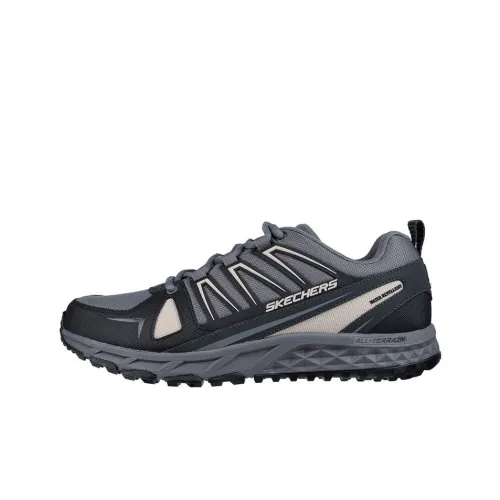 Skechers Escape Plan Low Топ Походная обувь Мужская Черный Серый