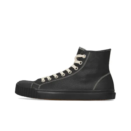 Maison Margiela Tabi High Топ Скейтборд Кроссовки Мужские Черные