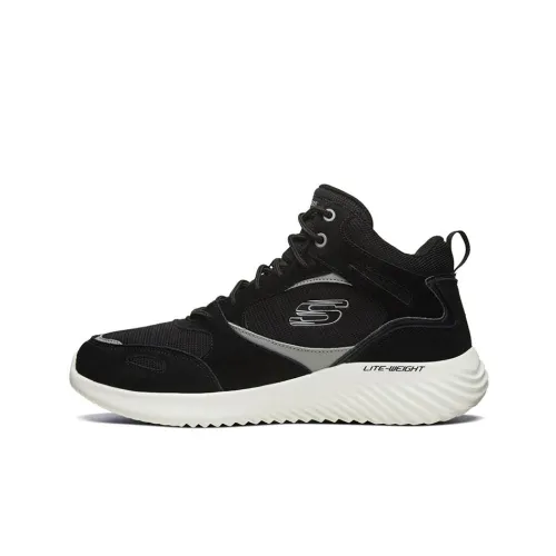 Skechers Bounder Low Топ Повседневная обувь Мужская Черный Белый