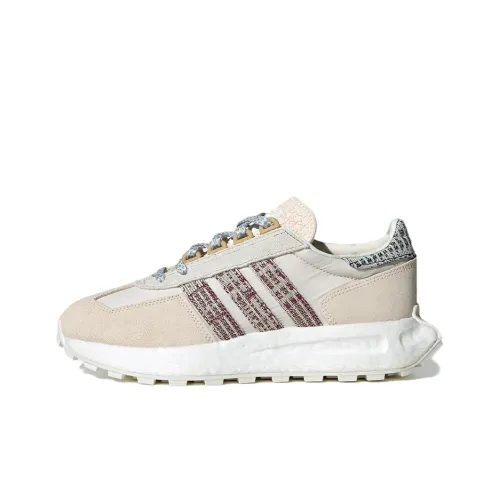 Adidas Originals Retropy E5 Slip-resistant Abrasion-resistant Low Top Casual Women's Beige Adidas Originals Retropy E5 Противоскользящий Устойчивый к истиранию Низкий Топ Повседневный Женский Бежевый
