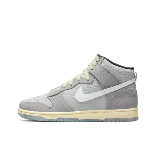 Nike Dunk 'Культура Day' Slip-resistant Abrasion-resistant Lightweight High Top Skateboarding Shoes Men's Gray Найк Dunk 'Культура Day' Противоскользящие Устойчивые к износу Легкие Высокие Кроссовки для скейтбординга Мужские Серые