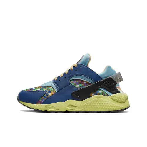 Nike Air Huarache Устойчивый к истиранию Дышащие Низкие Беговые кроссовки Мужские Синие