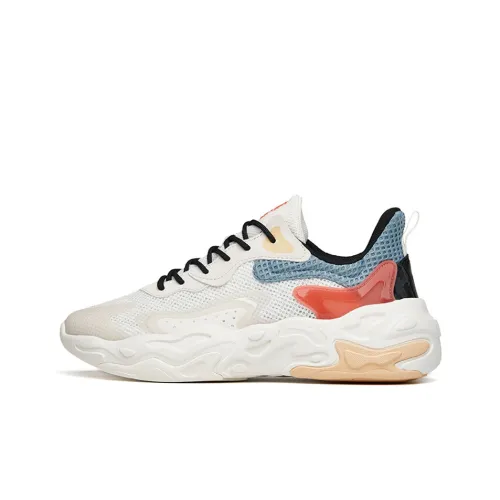 ANTA Butterfly Metamorphosis Lightweight Low Top Спортивная Повседневная Обувь Мужская Белый Серый