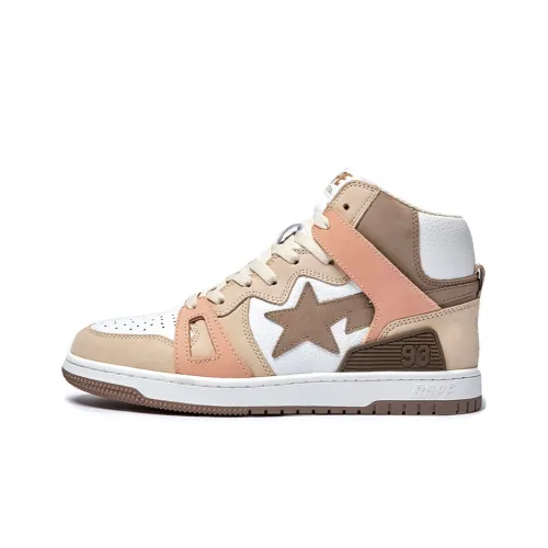 A BATHING APE Bape Скейтборд Кроссовки Высокие Женские