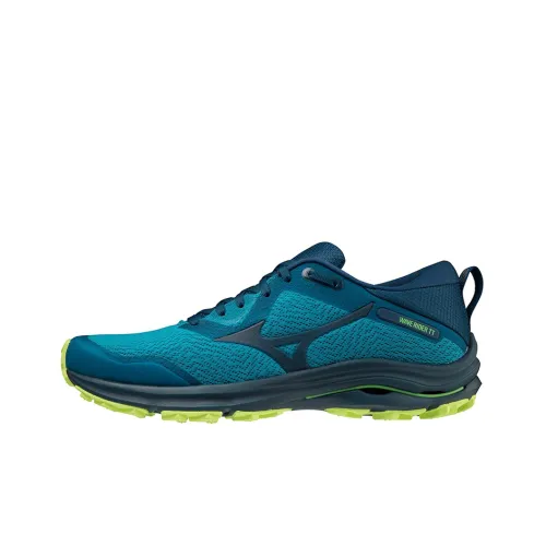 Mizuno Wave Rider TT противоскользящий устойчивый к истиранию дышащий легкий низкий топ беговые кроссовки мужской зеленый синий