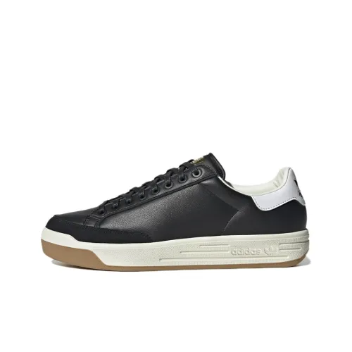 Adidas Originals Rod Laver Slip Resistant Abrasion Resistant Low Top Скейтборд Кроссовки Мужские Черные
