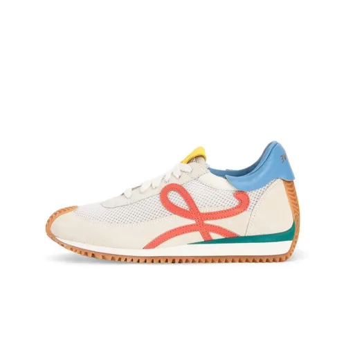LOEWE Flow Runner Low Топ Повседневная обувь Мужская Белая