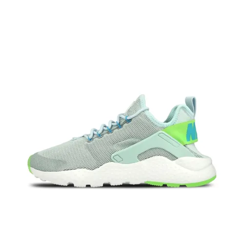 Nike Air Huarache Run Ultra Low Топ Беговые кроссовки Женские Синий Зеленый