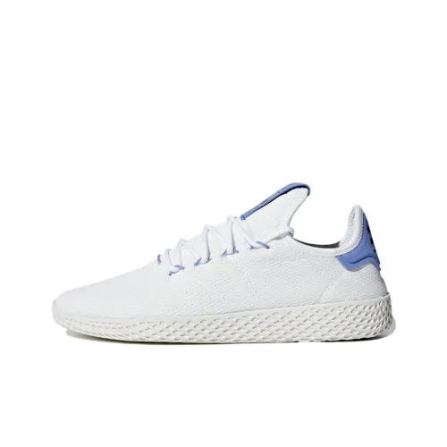 Pharrell Williams x Adidas Originals Tennis Hu Амортизация Износостойкий Низкий Топ Теннисные Кроссовки Унисекс Белый Синий
