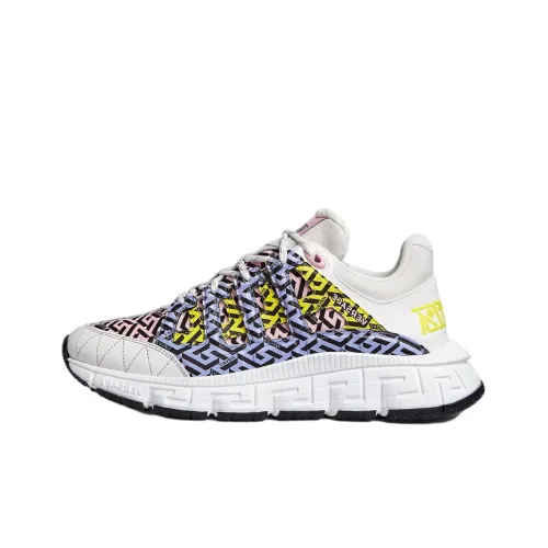 VERSACE Амортизирующая низкая повседневная обувь для мужчин многоцветная