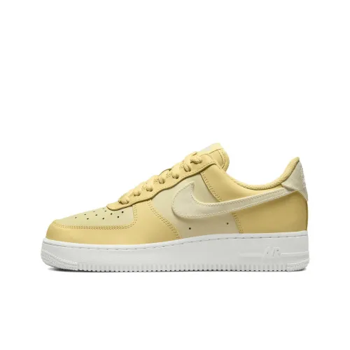 Nike Air Force 1 Anti-slip Легкий Низкий Топ Скейтбординг Кроссовки Мужские Желтые