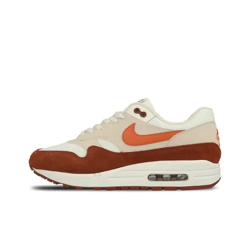 Nike Air Max 1 Low Топ Беговые кроссовки Мужской Бежево-коричневый