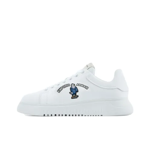 EMPORIO ARMANI Manga Capsule Low Top Повседневная обувь Мужская Белая