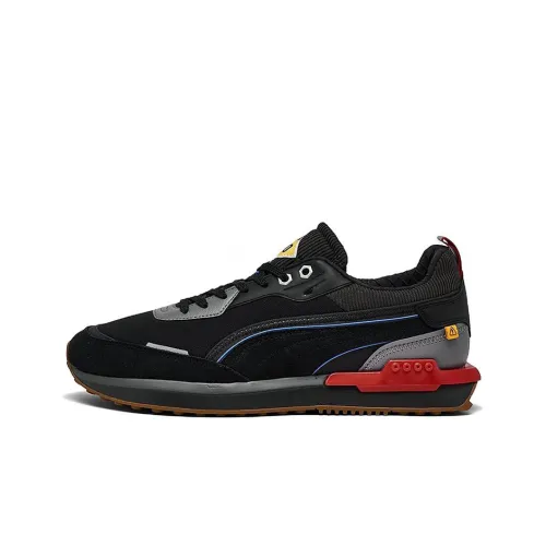 PUMA City Rider Street By Nature Low Топ Повседневная обувь Мужская Черная