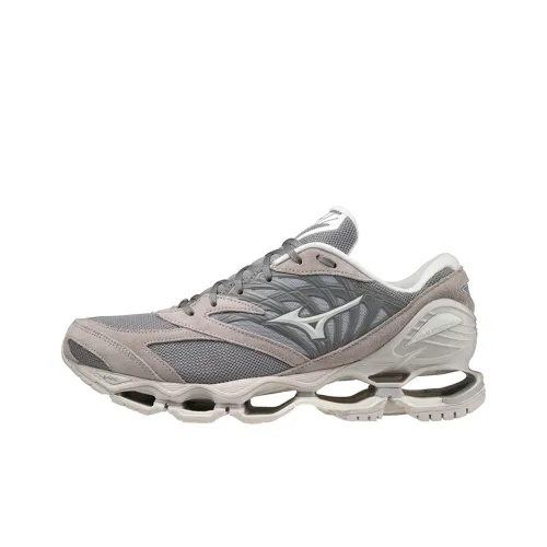 Mizuno Wave Prophecy LS Устойчивые к истиранию Низкие Беговые кроссовки Мужские Серые