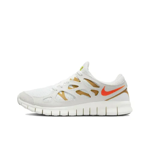 nike Free Run 2,0 Амортизаторы Shock противоскользящие устойчивые к истиранию низкий топ кроссовки для бега на длинные дистанции женские серо-коричневые