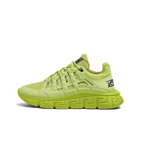 VERSACE Trigreca Низкий Топ Повседневная Обувь Мужская Зеленая