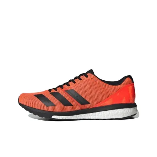 Adidas Adizero Износостойкие амортизаторы Низкий топ Беговые кроссовки Мужской Оранжевый