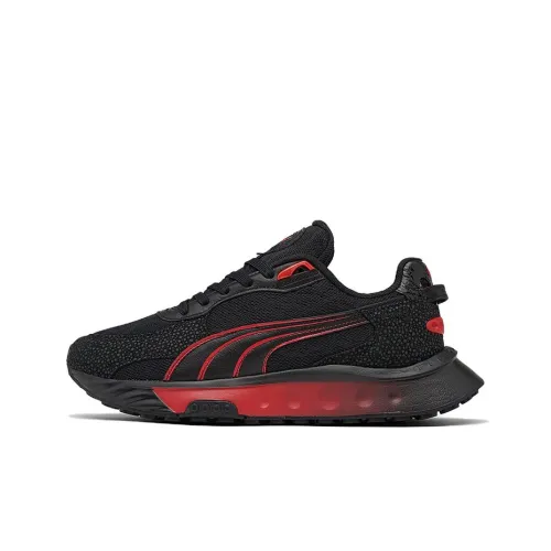 PUMA Wild Rider Magma Low Топ Повседневная обувь Мужская Черный Красный